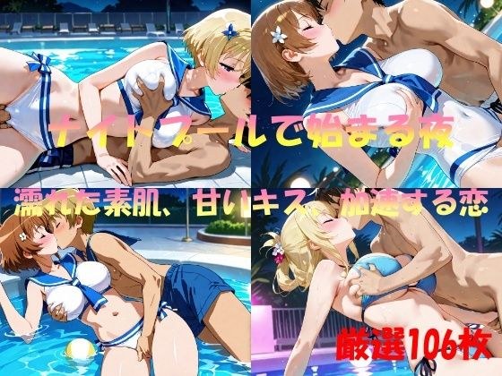 ナイトプールで始まる夜  濡れた素肌、甘いキス、加速する夜 メイン画像