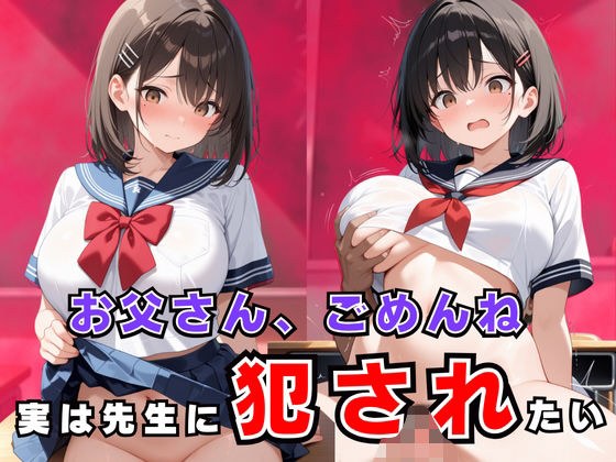 お父さん、ごめんね…実は先生に犯●れたい！ メイン画像