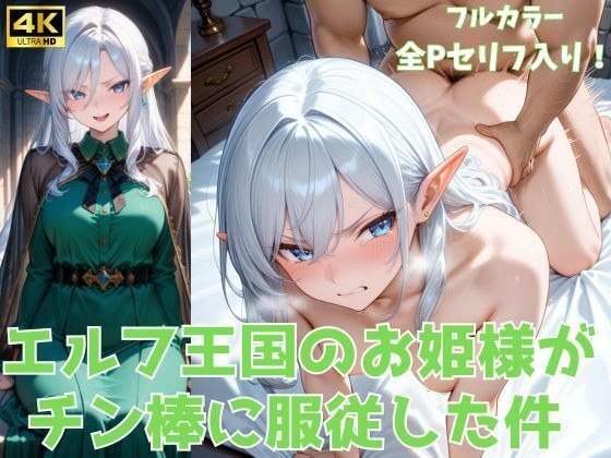 エルフ王国のお姫様がチン棒に服従した件【全Pセリフあり】 メイン画像