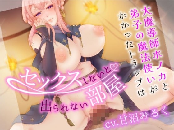 大魔導師ホノカと弟子の魔法使いがかかったトラップは、セックスしないと出られない部屋？ メイン画像