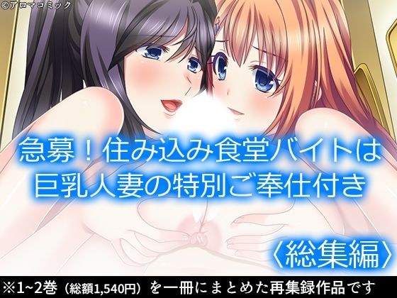 急募！住み込み食堂バイトは巨乳人妻の特別ご奉仕付き  ＜総集編＞ メイン画像
