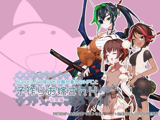 どこからどうみても攻略対象外なNPCと子作りお嫁さんH総集編 メイン画像