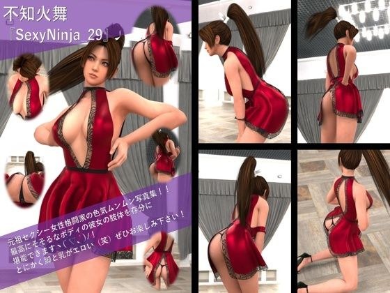 【TD100】元祖セクシー女性格闘家『不知火舞（しらぬいまい）』の写真集SexyNinja-29 メイン画像