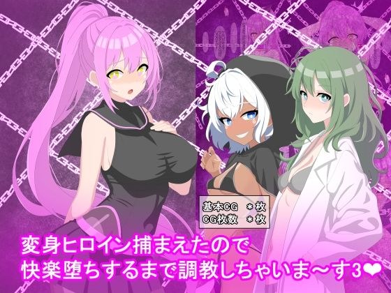 変身ヒロイン捕まえたので快楽堕ちするまで調教しちゃいま〜す3 メイン画像