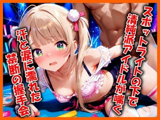 清純派アイドルが秘密の握手会でファンとヤっている話 メイン画像