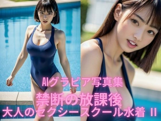 AIグラビア写真集 禁断の放課後 大人のセクシースクール水着II メイン画像