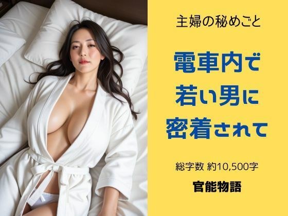 主婦の秘めごと 〜電車内で若い男に密着されて〜 メイン画像