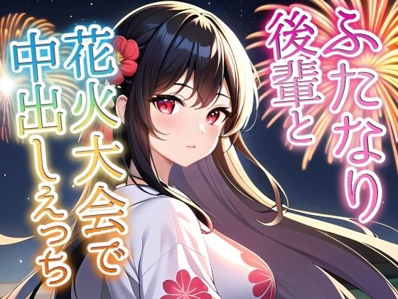 [Futanari Yuri]一个很酷的美女大三学生在烟花表演中受到她的Creampie Sex的挑战！ メイン画像