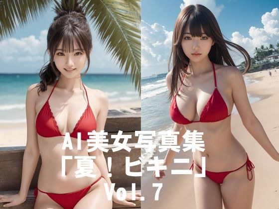 AI美女写真集「夏！ビキニ」No.7 メイン画像
