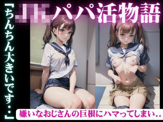 JKのパパ活で嫌いなおじさんの巨根にハマって、、セックスが好きになってしまいました メイン画像