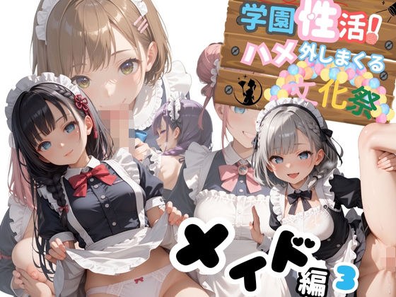 学園性活！ハメを外しまくる文化祭【メイド編3の厳選CG200枚収録】 メイン画像