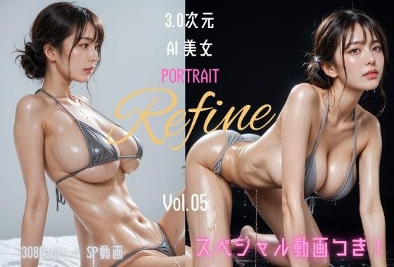 3.0次元AI美女 PORTRAIT Refine VOL.05 AI SEX ポーズ集 メイン画像