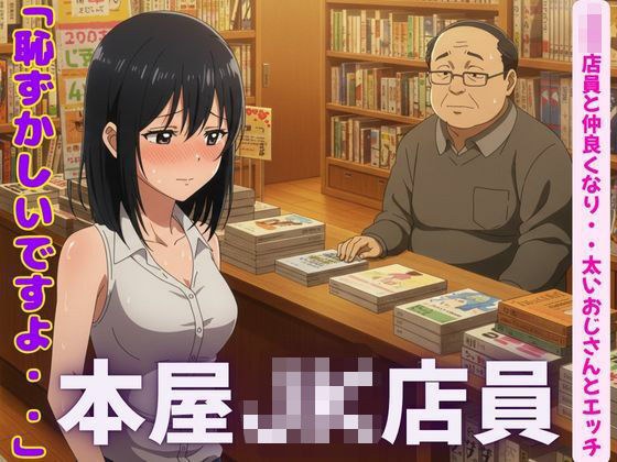 本屋のJK店員と仲良くなり、太いおじとセックスしまくる メイン画像