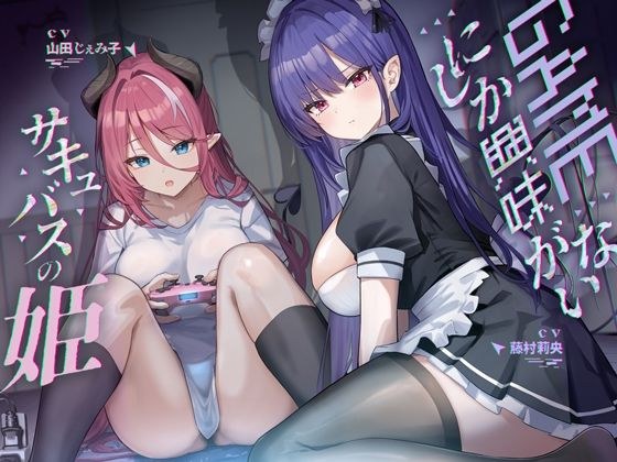 ゲームにしか興味がないサキュバスの姫【KU100】 メイン画像