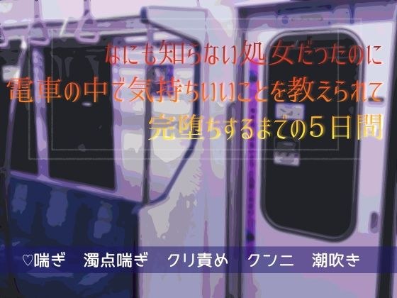 なにも知らない処女だったのに電車の中で気持ちいいことを教えられて完堕ちするまでの5日間 メイン画像