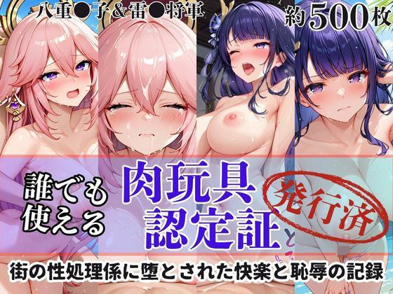 肉玩具認定証発行！！街の性処理係堕ち。―快楽と恥辱の記録―八重●子＆雷●将軍編 メイン画像