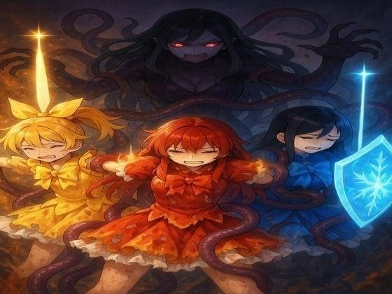 星奏姫トリニティ・レイ  完全版  堕ちる三つの星 メイン画像