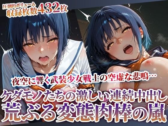 欲情した男たちの激しい痴態責め！武装女戦士の悲鳴が夜空に消えていく メイン画像