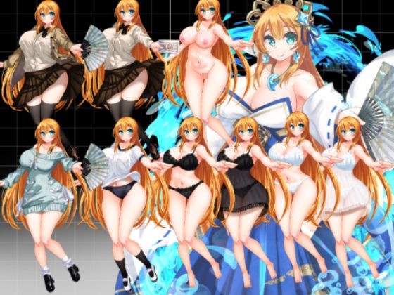 [支架材料]水神社少女 メイン画像