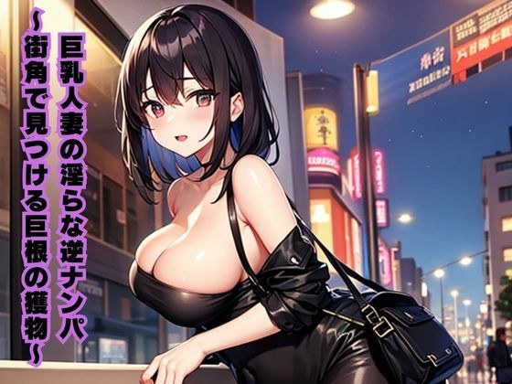 巨乳人妻の淫らな逆ナンパ〜街角で見つける巨根の獲物〜 メイン画像