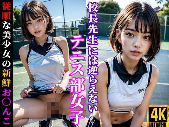 校長先生には逆らえないテニス部女子 メイン画像