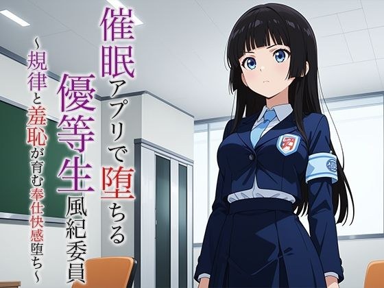 催●アプリで堕ちる優等生風紀委員 〜規律と羞恥が育む奉仕快感堕ち〜 メイン画像