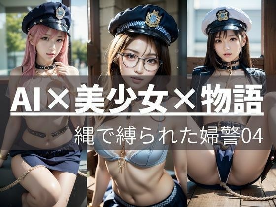 【緊縛婦警】囚われた女性警察官 04 メイン画像