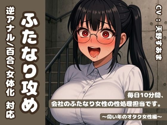 [Reverse anal/yuri/feminization available] I am in charge of sexual disposition of futanari women at work for 10 minutes a day. ~Otaku women of the same age~ メイン画像