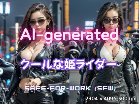 「姫ライダー - 黒革に包まれた美しき旅人」 メイン画像