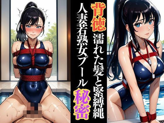 濡縄に囚われた人妻 ―蒼いプールで秘める悦び― メイン画像