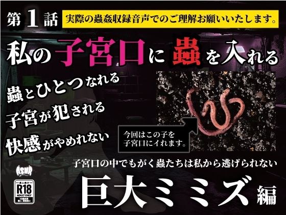 私の子宮口の中に蟲を入れる 第1話 巨大ミミズ編 メイン画像