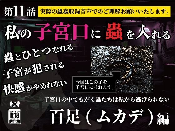 私の子宮口の中に蟲を入れる 第11話 百足（ムカデ）編 メイン画像