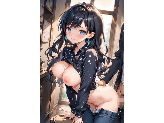 【高解像度 TYPE-A】女の子×黒髪碧眼×縦横画像×セックス 32枚 メイン画像