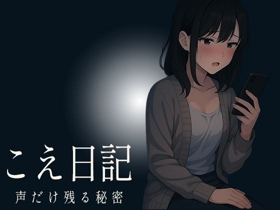 【こえ日記】ひとりきりの部屋で始まった何気ない録音が時間とともに乱れ抑え込んでいた声と理性が少しずつ剥がれていく秘密の音声