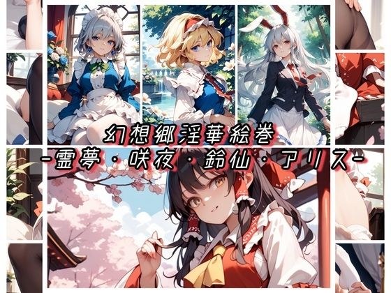 幻想郷淫華絵巻 -霊夢・咲夜・鈴仙・アリス- メイン画像