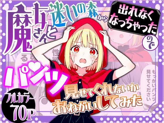 魔女さんと迷いの森から出れなくなっちゃったのでパンツ見せてくれないかお願いしてみた メイン画像