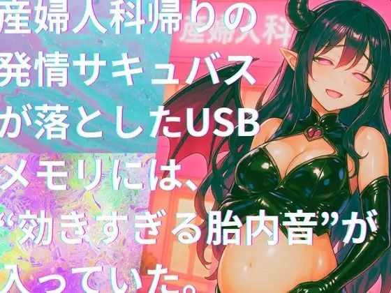 き、効くぅ〜〜〜！！！【特殊胎内回帰】産婦人科帰りの発情サキュバスが落としたUSBメモリには、‘効きすぎる胎内音’が入っていた。