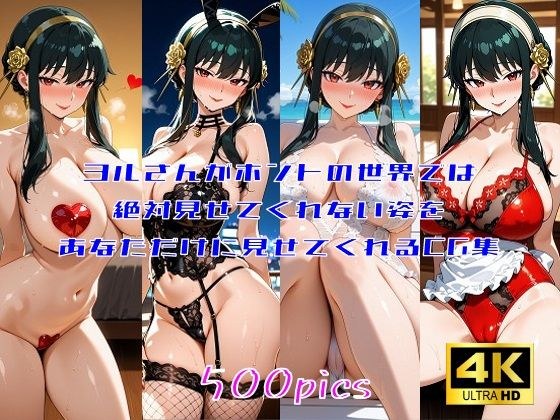 ヨルさんがホントの世界では絶対見せてくれない姿をあなただけに見せてくれるCG集 メイン画像