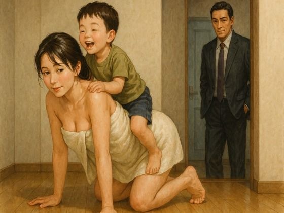 上司の前でお馬さんになった人妻 メイン画像