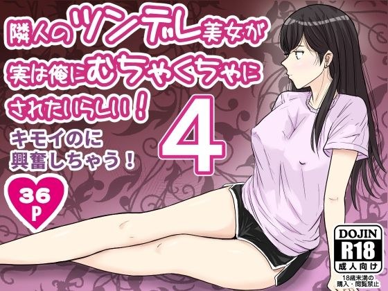 隣人のツンデレ美女が実は俺にむちゃくちゃにされたいらしい4 メイン画像