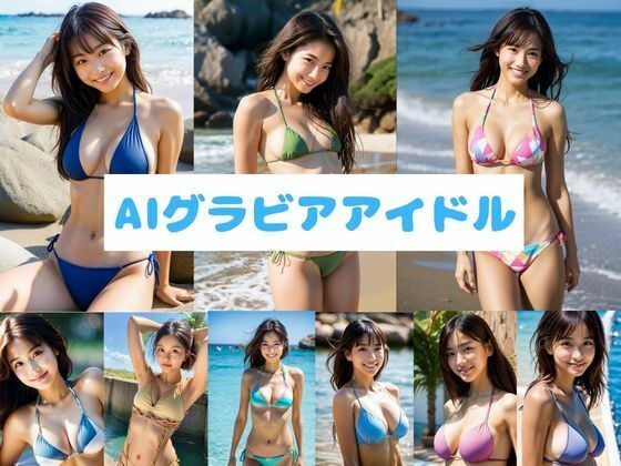 黒髪の誘惑〜AIグラビアアイドル〜 メイン画像