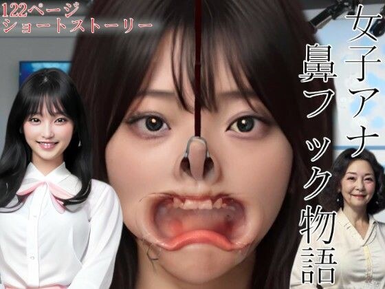 女子アナ顔面恥辱鼻フック物語 メイン画像