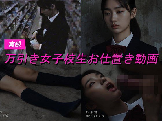 万引き女子校生のお仕置き謝罪動画 4 メイン画像
