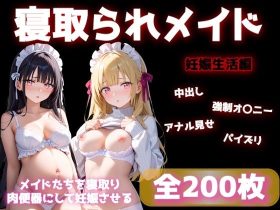 寝取られメイドの妊娠生活 メイン画像