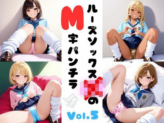 ルーズソックスJKのM字パンチラVol.5 メイン画像
