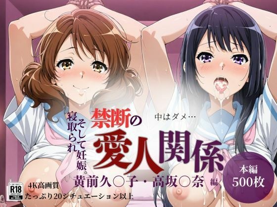 【500枚】禁断の愛人関係 高〇麗奈・黄〇久美子編 メイン画像