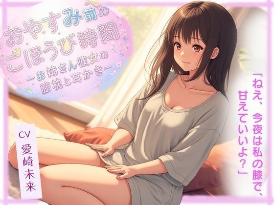 おやすみ前のごほうび時間─お姉さん彼女の膝枕と耳かき─ メイン画像