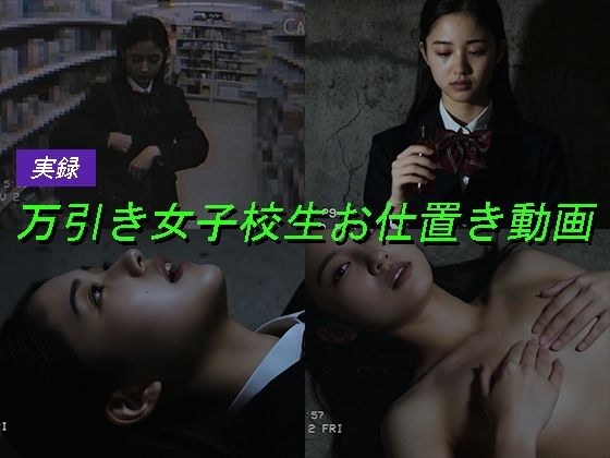万引き女子校生のお仕置き謝罪動画 13 メイン画像