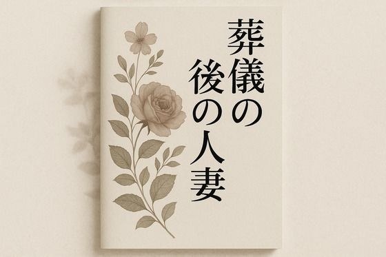 葬儀後の人妻