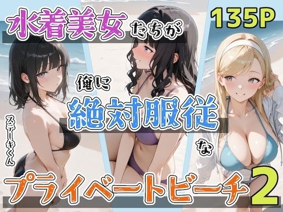 水着美女たちが俺に絶対服従なプライベートビーチ2 メイン画像